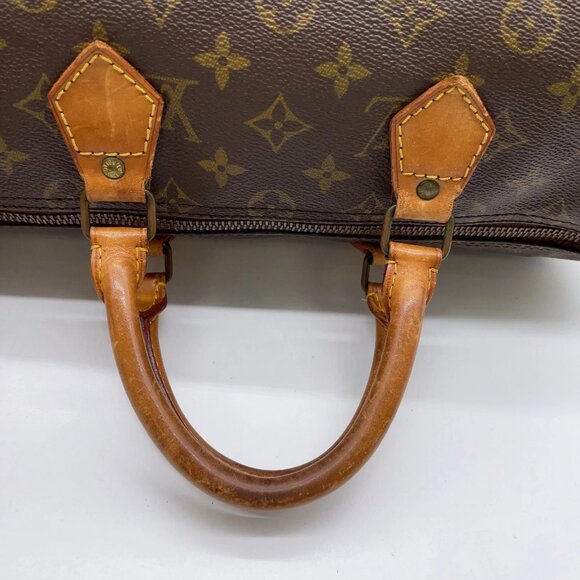 Louis Vuitton Monogram Speedy 35 W/Bag/Padlock Hand Bag lux413-093025 - Picture 8 of 16